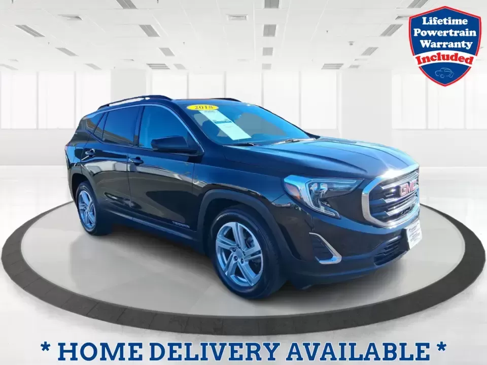 2018 GMC Terrain SLE (3GKALMEV3JL) with an 1.4L L4 DOHC 16V TURBO engine, 6A transmission, located at 1230 East Main St, Xenia, OH, 45385, (937) 908-9800, 39.688026, -83.910172 - Need a smart, comfortable SUV for the daily commute from Xenia to Beavercreek or Dayton, school drop-offs near Shawnee Park, and weekend runs out toward Caesar Creek State Park? This 2018 GMC Terrain SLE is built for real life-easy to park, roomy enough for five, and efficient for everyday driving-w - Photo#0