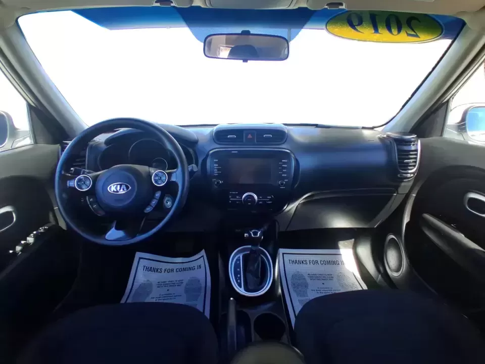 2019 Kia Soul Base (KNDJN2A20K7) with an 1.6L L4 DOHC 16V engine, 6M transmission, located at 1230 East Main St, Xenia, OH, 45385, (937) 908-9800, 39.688026, -83.910172 - Need a smart, easy-to-park ride for the daily commute down South Dixie Drive, quick errands near the Dayton Mall, or weekend drives out toward Carillon Historical Park? This 2019 Kia Soul Base in bright White is a practical, city-friendly wagon that fits real life in Moraine, Ohio-roomy enough for g - Photo#19