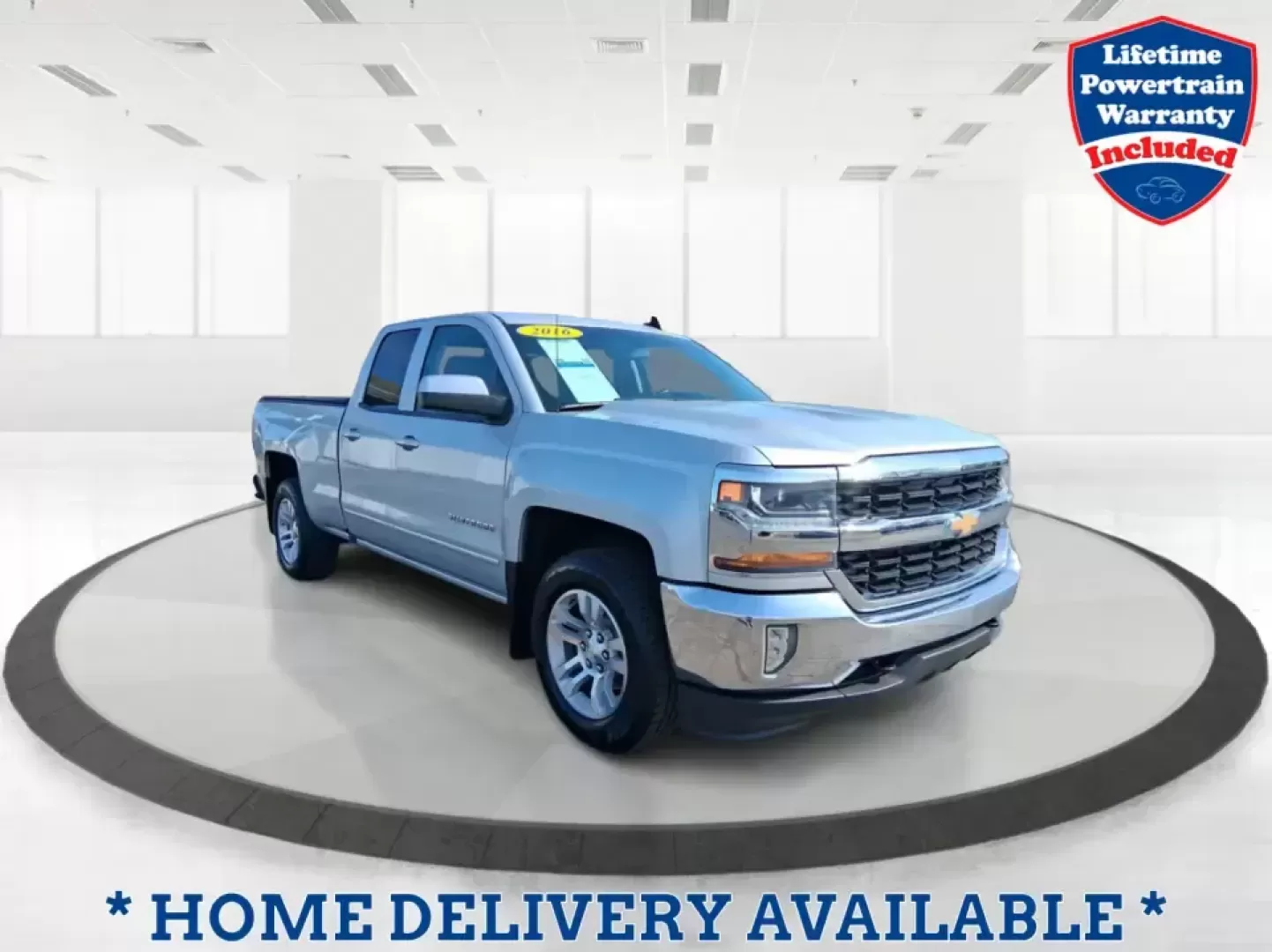 2016 Chevrolet Silverado 1500 1LT (1GCVKREC0GZ) with an EcoTec3 4.3L V-6 gasoline direct injection engine, 6A transmission, located at 4508 South Dixie Dr, Moraine, OH, 45439, (937) 908-9800, 39.689976, -84.218452 - Need a truck that can handle weekday work runs, weekend projects, and Ohio weather without flinching? This 2016 Chevrolet Silverado 1500 1LT Double Cab in Silver Ice Metallic is built for real life in Moraine-whether you're hauling supplies for a home upgrade, towing for a camping trip, or simply wa - Photo#0