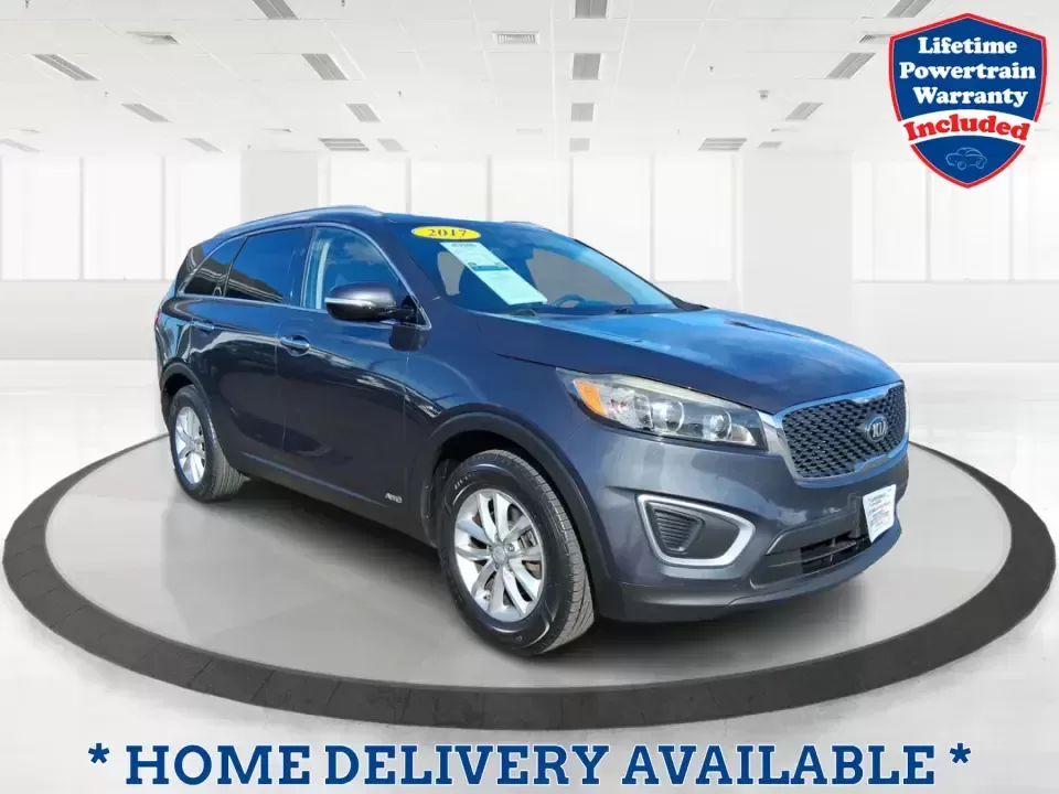2017 Kia Sorento 2.4L LX (5XYPGDA36HG) with an 2.4L I-4 gasoline direct injection engine, 6A transmission, located at 880 E. National Road, Vandalia, OH, 45377, (937) 908-9800, 39.891918, -84.183594 - Picture your next weekend: groceries loaded, kids (or friends) comfortable in the back, and you're heading out of Troy for a quick getaway-maybe a stroll through downtown near the Miami River, a stop by Hobart Arena for an event, or an easy cruise up I75 toward Dayton. This 2017 Kia Sorento 2.4L LX - Photo#0
