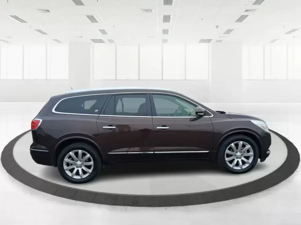 2016 Buick Enclave Premium (5GAKVCKD0GJ) with an 3.6L V-6 gasoline direct injection engine, 6A transmission, located at 8750 N County Rd 25A, Piqua, OH, 45356, (937) 908-9800, 40.164391, -84.232513 - Load up the kids, the cooler, and everyone's weekend plans-this 2016 Buick Enclave Premium is built for real life in West Central Ohio, from school drop-offs and long commutes to road trips up I-75 and family days at the Miami County Fairgrounds. With three rows of seating, confident AWD capability, - Photo#1