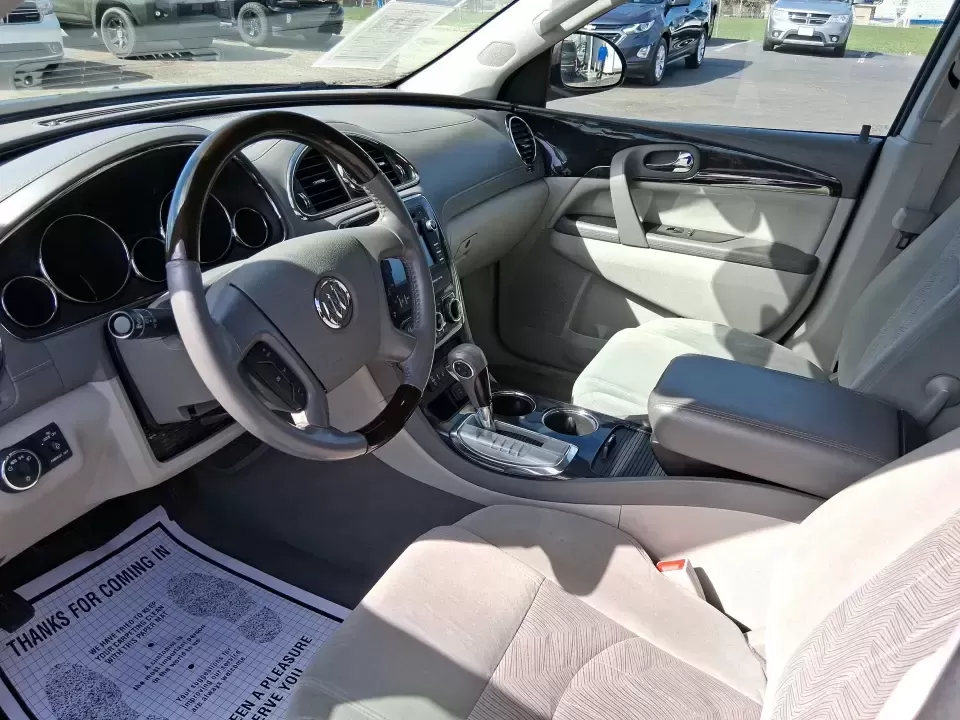 2015 Buick Enclave Convenience (5GAKRAKD3FJ) with an 3.6L V-6 gasoline direct injection engine, 6-Speed Automatic Overdrive transmission, located at 1184 Kauffman Ave, Fairborn, OH, 45324, (937) 908-9800, 39.807072, -84.030914 - Load up the kids, the dog, and everyone's weekend plans-this 2015 Buick Enclave Convenience is built for real life in Fairborn, from school drop-offs and grocery runs to road trips out toward Hocking Hills or a day at Wright-Patterson Air Force Base. With three-row versatility, a smooth ride, and co - Photo#8