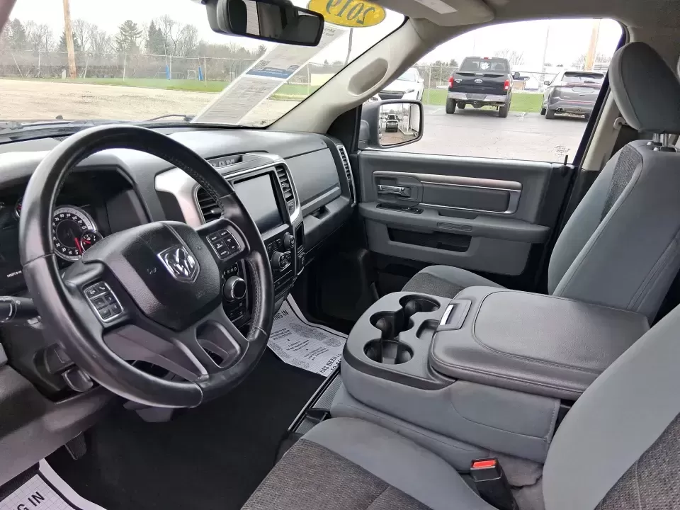 2019 Ram 1500 SLT Crew Cab 4x4 5'7 Box (1C6RR7LT2KS) with an 5.7L V8 OHV 16V engine, 8A transmission, located at 1099 N County Rd 25A , Troy, OH, 45373, (937) 908-9800, 40.057079, -84.212883 - Weekend projects, lake days, and long Midwest road trips all get easier when you've got a truck that can haul, tow, and still keep everyone comfortable. This **2019 Ram 1500 SLT Crew Cab 4x4 (5'7-in box)** is built for real life in **Troy, Ohio**-whether you're loading up gear for a day at **Hobart - Photo#9