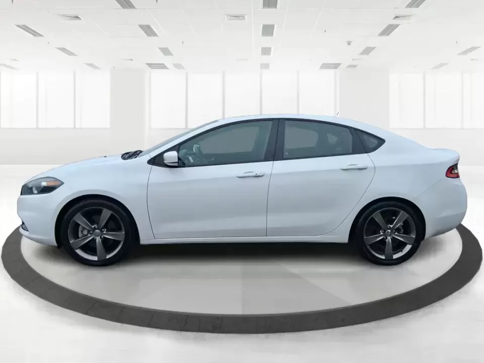 2014 Dodge Dart GT (1C3CDFEB0ED) with an MultiAir 2.4L I-4 variable valve control engine, located at 1099 N County Rd 25A , Troy, OH, 45373, (937) 908-9800, 40.057079, -84.212883 - Need a smart, sporty commuter that feels upscale for daily runs between Moraine and downtown Dayton, yet still has the comfort for weekend getaways to Carillon Historical Park or a Reds day trip? This 2014 Dodge Dart GT in Bright White Clearcoat is the kind of sedan that fits real life-easy to park, - Photo#5