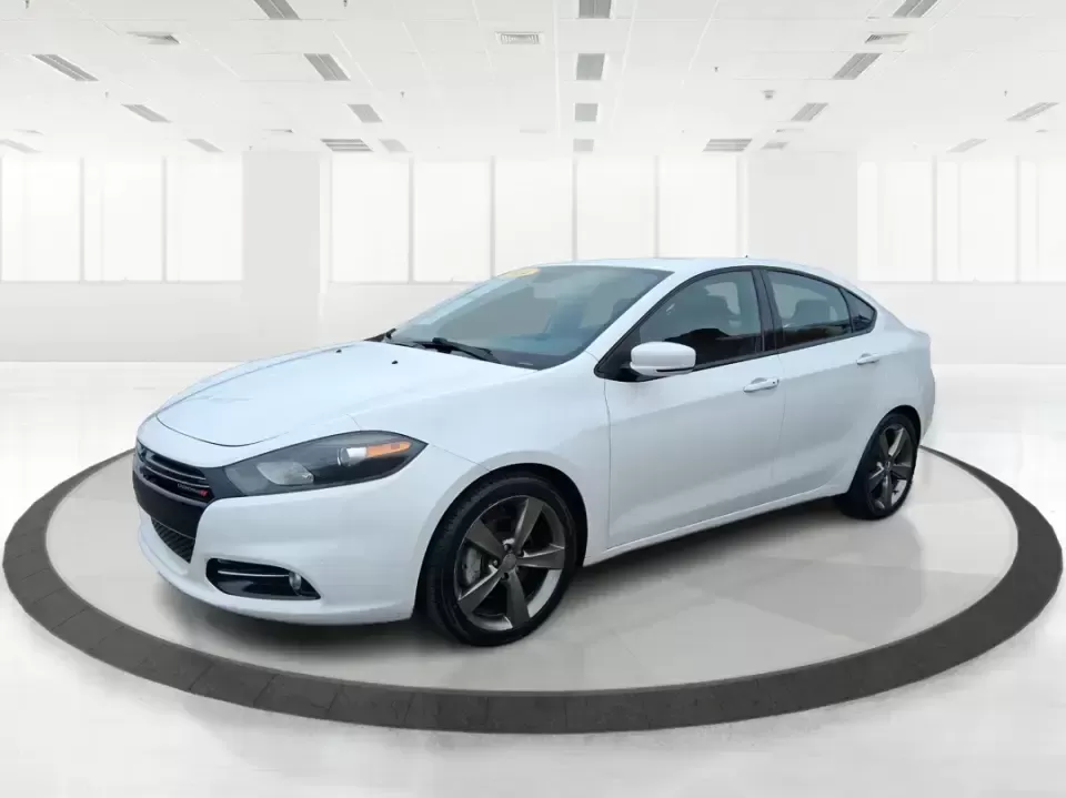 2014 Dodge Dart GT (1C3CDFEB0ED) with an MultiAir 2.4L I-4 variable valve control engine, located at 8750 N County Rd 25A, Piqua, OH, 45356, (937) 908-9800, 40.164391, -84.232513 - Need a smart, sporty commuter that feels upscale for daily runs between Moraine and downtown Dayton, yet still has the comfort for weekend getaways to Carillon Historical Park or a Reds day trip? This 2014 Dodge Dart GT in Bright White Clearcoat is the kind of sedan that fits real life-easy to park, - Photo#8