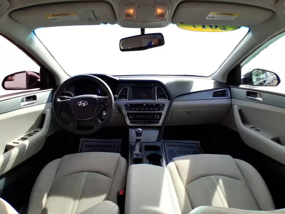 2017 Hyundai Sonata SE (5NPE24AF7HH) with an 2.4L I-4 gasoline direct injection engine, 7A transmission, located at 1099 N County Rd 25A , Troy, OH, 45373, (937) 908-9800, 40.057079, -84.212883 - Need a dependable sedan for the daily commute down I75, quick errands around Troy, or comfortable weekend drives to Dayton? This 2017 Hyundai Sonata SE in Phantom Black is an easy-to-live-with choice for practical drivers who want modern safety, efficient performance, and a smooth ride-without payin - Photo#19