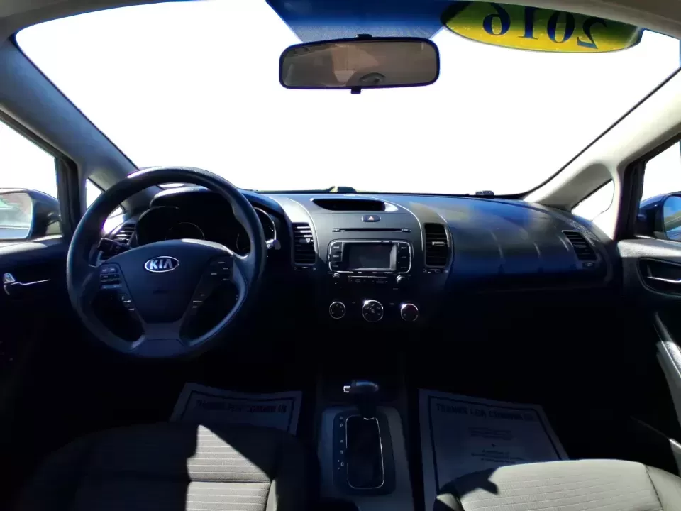 2016 Kia Forte LX (KNAFX4A63G5) with an 1.8L I-4 DOHC engine, 6-Speed Automatic transmission, located at 1951 S Dayton Lakeview Rd., New Carlisle, OH, 45344, (937) 908-9800, 39.890999, -84.050255 - Need a dependable commuter that still feels comfortable for weekend plans around the Miami Valley? This **2016 Kia Forte LX** in **Steel Blue Metallic** is a smart, budget-friendly sedan that fits real life in **Fairborn, Ohio**-whether you're driving to Wright-Patterson AFB, heading to class, or cr - Photo#19