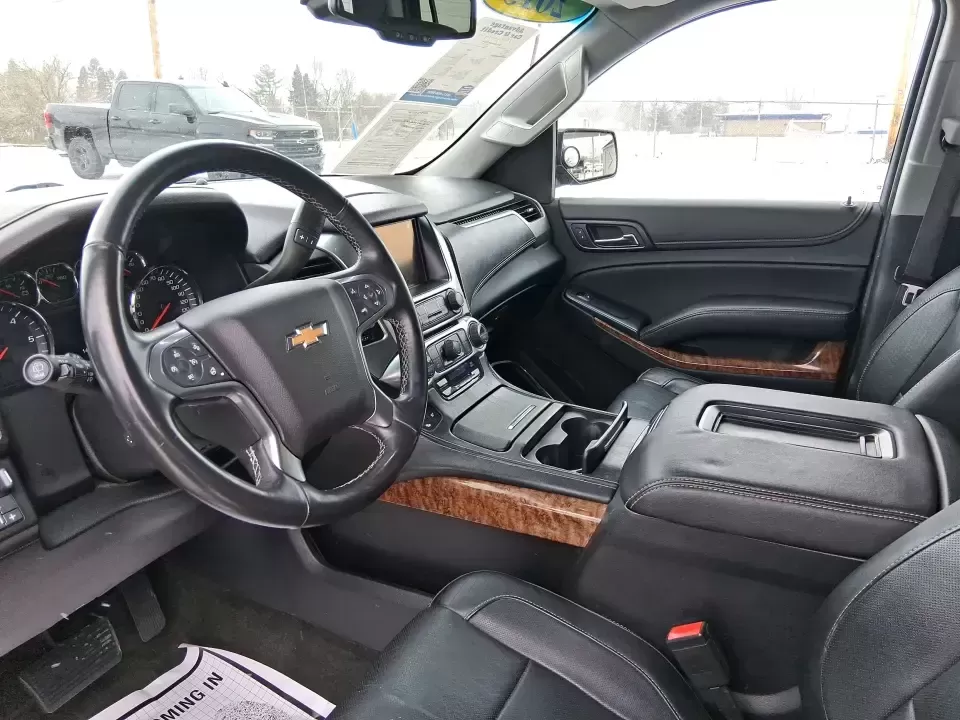 2015 Chevrolet Tahoe LTZ (1GNSKCKC9FR) with an EcoTec3 5.3L V-8 gasoline direct injection engine, 6-Speed Automatic transmission, located at 8750 N County Rd 25A, Piqua, OH, 45356, (937) 908-9800, 40.164391, -84.232513 - Big family weekend at Indian Lake, a road-trip up I-75, or a daily commute with room for coworkers and gear-this 2015 Chevrolet Tahoe LTZ 4WD is built for the kind of life that doesn't fit in a small SUV. Finished in sleek Black and powered by the EcoTec3 5.3L V8 with a smooth 6-speed automatic tran - Photo#9