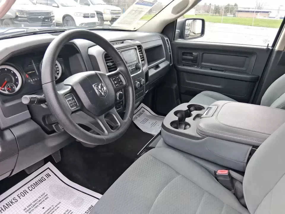 2015 Ram 1500 Express (3C6RR7KT8FG) with an 5.7L V8 OHV 16V engine, 6-Speed Automatic transmission, located at 1099 N County Rd 25A , Troy, OH, 45373, (937) 908-9800, 40.057079, -84.212883 - Need a truck that can handle weekday work, weekend projects, and spur-of-the-moment road trips to Indian Lake without flinching? This 2015 Ram 1500 Express Crew Cab is built for real life in West Central Ohio-comfortable enough for the daily commute, strong enough for towing and hauling, and roomy e - Photo#9