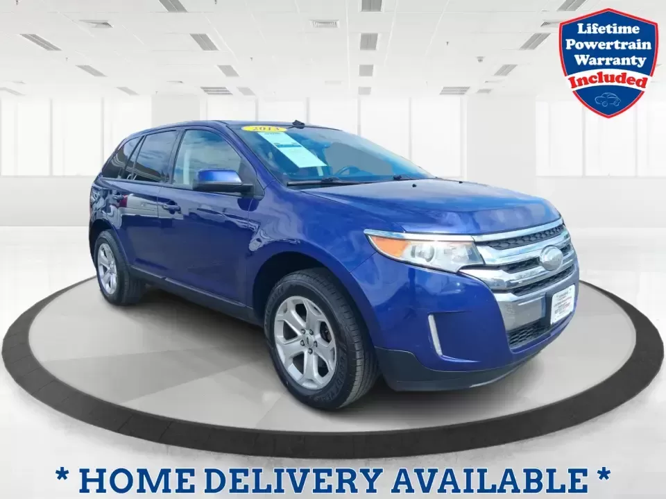 2013 Ford Edge SEL (2FMDK4JC3DB) with an 3.5L V-6 DOHC engine, 6-Speed Automatic transmission, located at 1099 N County Rd 25A , Troy, OH, 45373, (937) 908-9800, 40.057079, -84.212883 - Pack up the kids, cue up your favorite playlist, and point the nose toward a weekend getaway-this 2013 Ford Edge SEL is the kind of comfortable, confident SUV that fits real life in Troy, Ohio. Whether you're commuting up SR-25A, running after-school errands near downtown Troy, or loading up for a r - Photo#0
