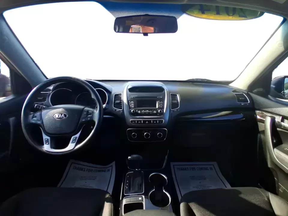 2014 Kia Sorento LX (5XYKTCA65EG) with an 2.4L I-4 gasoline direct injection engine, 6-Speed Automatic transmission, located at 1230 East Main St, Xenia, OH, 45385, (937) 908-9800, 39.688026, -83.910172 - Need one SUV that can handle Ohio winters, school drop-offs, and spontaneous weekend getaways to Indian Lake or a day trip to Dayton? This 2014 Kia Sorento LX in eye-catching Remington Red Metallic is a practical, confidence-building choice for busy families, commuters, and adventure-minded drivers - Photo#19