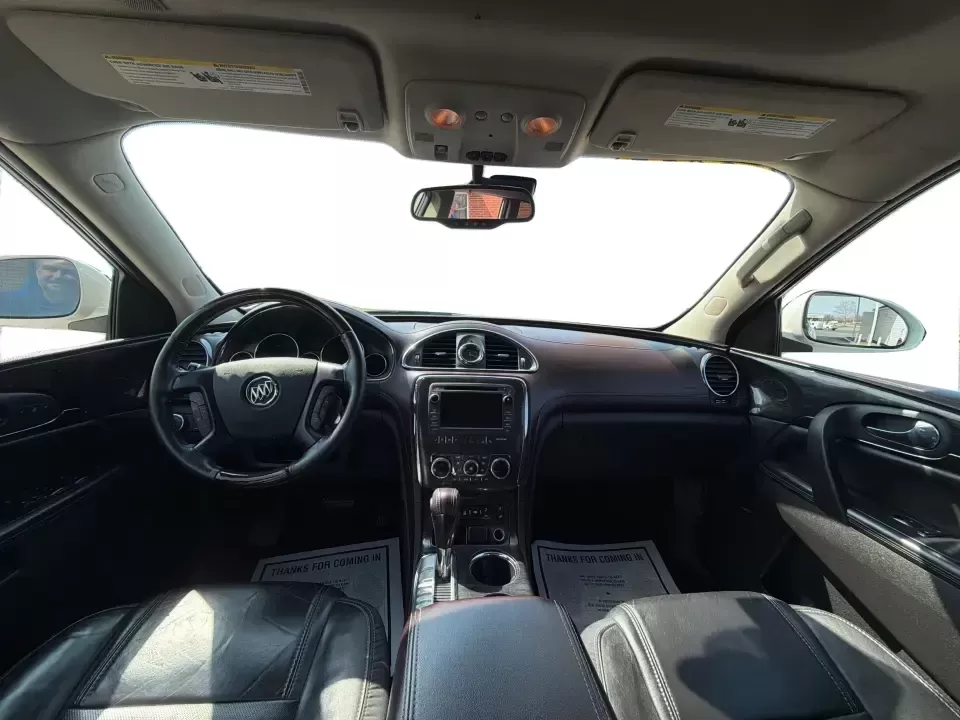 2015 Buick Enclave Leather (5GAKRBKDXFJ) with an 3.6L V-6 gasoline direct injection engine, 6-Speed Automatic Overdrive transmission, located at 1099 N County Rd 25A , Troy, OH, 45373, (937) 908-9800, 40.057079, -84.212883 - Pack up the kids, cue the road-trip playlist, and point your weekend plans toward somewhere fun-this 2015 Buick Enclave Leather in White Opal is built for real life in Troy, Ohio. Whether you're doing the school run, commuting up I75, or heading to the Dayton area for a family day out, the Enclave d - Photo#20