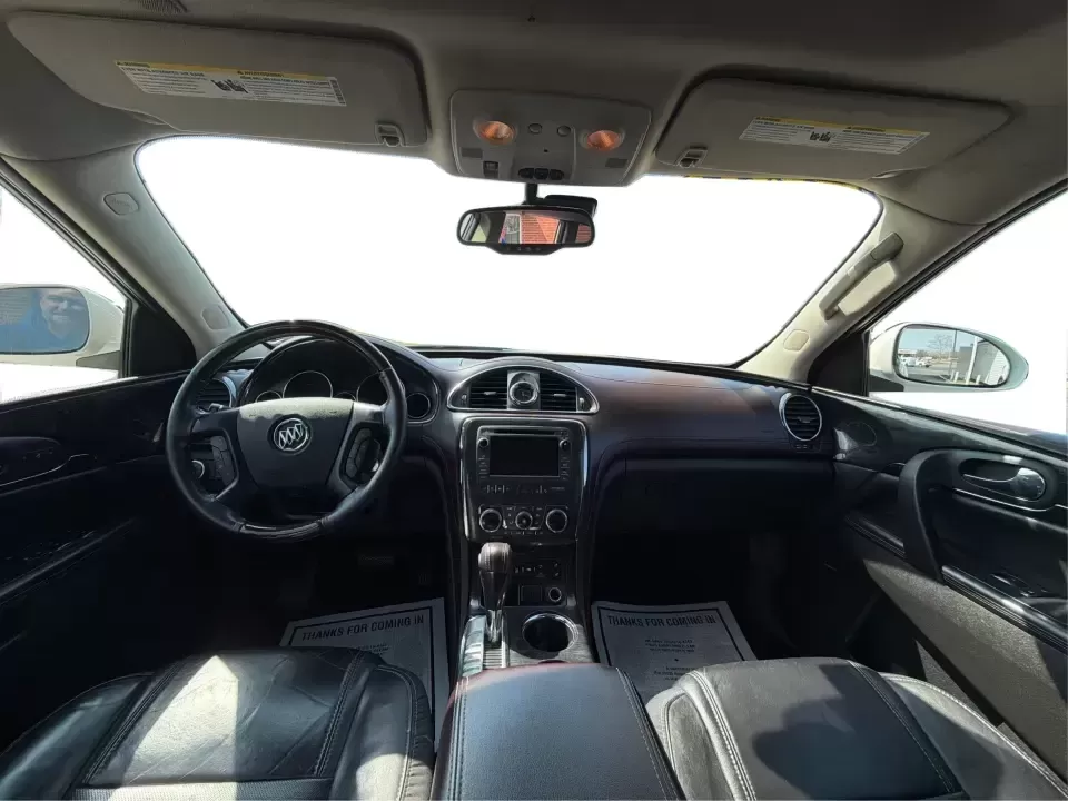 2015 Buick Enclave Leather (5GAKRBKDXFJ) with an 3.6L V-6 gasoline direct injection engine, 6-Speed Automatic Overdrive transmission, located at 1099 N County Rd 25A , Troy, OH, 45373, (937) 908-9800, 40.057079, -84.212883 - Pack up the kids, cue the road-trip playlist, and point your weekend plans toward somewhere fun-this 2015 Buick Enclave Leather in White Opal is built for real life in Troy, Ohio. Whether you're doing the school run, commuting up I75, or heading to the Dayton area for a family day out, the Enclave d - Photo#21