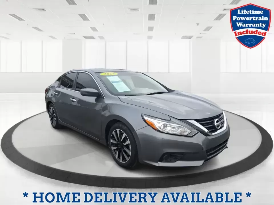 2018 Nissan Altima 2.5 SV (1N4AL3AP0JC) with an 2.5L I-4 DOHC engine, CVT transmission, located at 8750 N County Rd 25A, Piqua, OH, 45356, (937) 908-9800, 40.164391, -84.232513 - 2018 Nissan Altima 2.5 SV - Photo#0