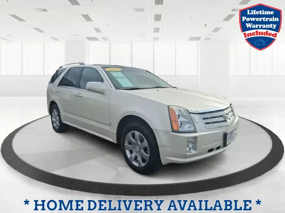 2007 Cadillac SRX V6 (1GYEE637370) with an 3.6L V-6 DOHC engine, 5-Speed Automatic Overdrive transmission, located at 8750 N County Rd 25A, Piqua, OH, 45356, (937) 908-9800, 40.164391, -84.232513 - 2007 Cadillac SRX V6 - Photo#0
