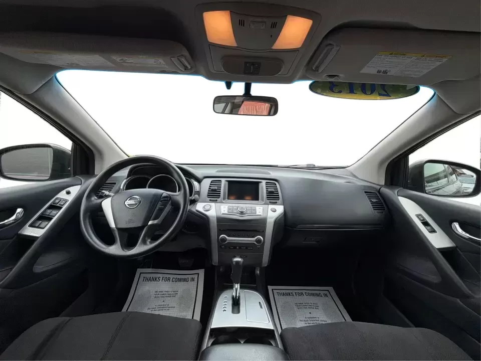 2013 Nissan Murano S (JN8AZ1MW8DW) with an 3.5L V-6 DOHC engine, Continuously Variable Transmission transmission, located at 1230 East Main St, Xenia, OH, 45385, (937) 908-9800, 39.688026, -83.910172 - Picture your next Ohio weekend: loading up the family for a day at Caesar Creek State Park, cruising out to the Greene County Fair, or tackling a long commute between Xenia, Beavercreek, and Dayton with confident comfort. This 2013 Nissan Murano S is the kind of midsize SUV that fits real life-roomy - Photo#20