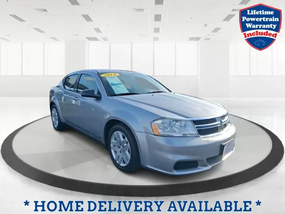 2014 Dodge Avenger SE (1C3CDZAB8EN) with an 2.4L L4 DOHC 16V engine, 4-Speed Automatic transmission, located at 1184 Kauffman Ave, Fairborn, OH, 45324, (937) 908-9800, 39.807072, -84.030914 - Picture an easy, stress-free daily commute from Moraine to downtown Dayton, with enough comfort for the school run, errands along South Dixie Drive, and the occasional weekend escape to Carillon Historical Park or a movie night near the Dayton Mall. If you want a practical sedan that fits real life- - Photo#0
