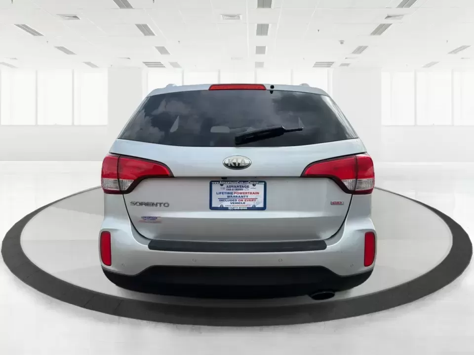 2014 Kia Sorento LX V6 (5XYKTDA74EG) with an Lambda II 3.3L V-6 gasoline direct injection engine, 6-Speed Automatic transmission, located at 4508 South Dixie Dr, Moraine, OH, 45439, (937) 908-9800, 39.689976, -84.218452 - Picture your next Ohio weekend: the kids loaded up for a day at Johnston Farm and Indian Agency, groceries stowed for the week, and enough power on tap to handle I75 merges without breaking a sweat. This 2014 Kia Sorento LX V6 in Bright Silver is the kind of do-it-all SUV that fits real life in Pi - Photo#3