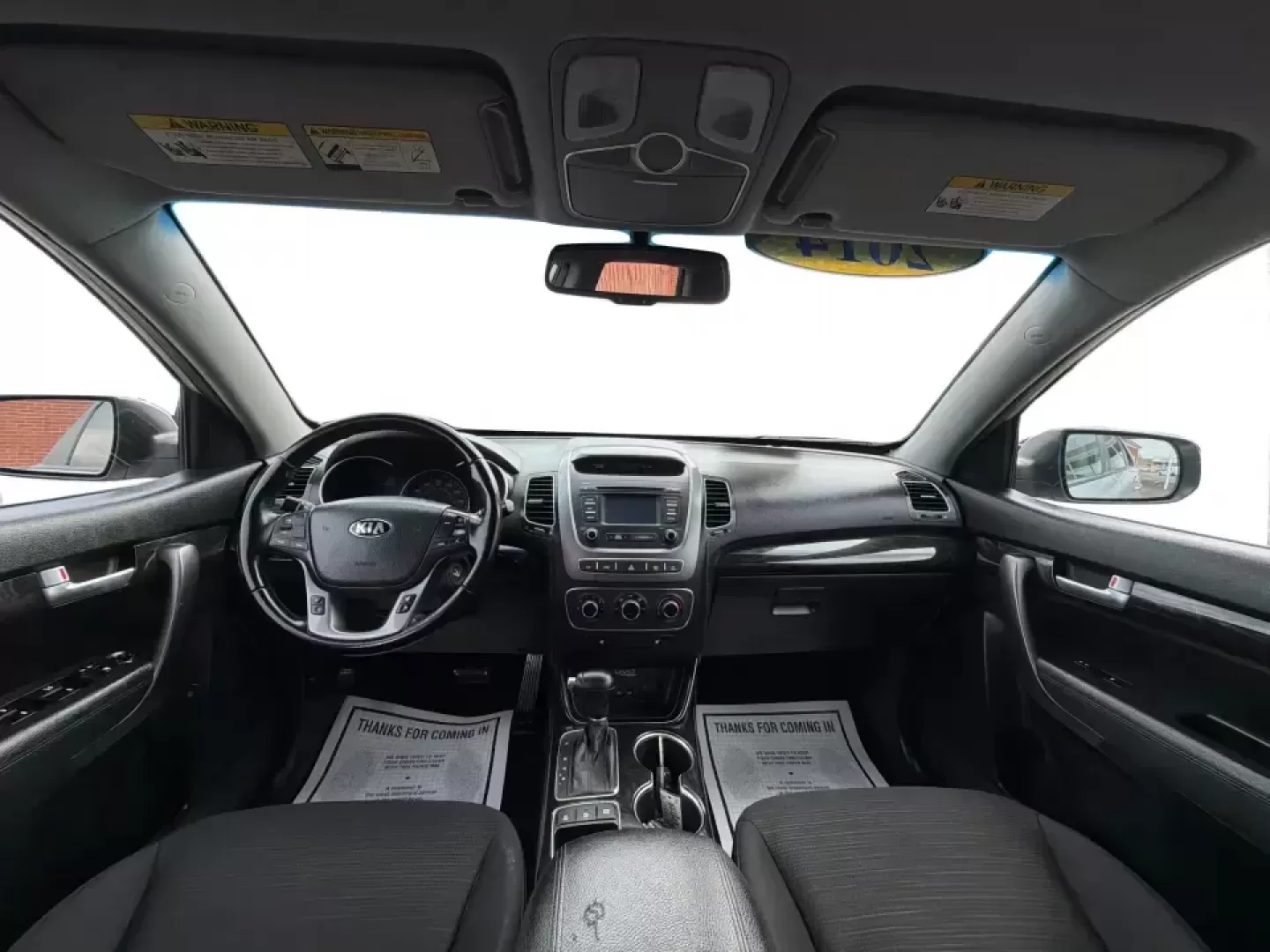 2014 Kia Sorento LX V6 (5XYKTDA74EG) with an Lambda II 3.3L V-6 gasoline direct injection engine, 6-Speed Automatic transmission, located at 8750 N County Rd 25A, Piqua, OH, 45356, (937) 908-9800, 40.164391, -84.232513 - Picture your next Ohio weekend: the kids loaded up for a day at Johnston Farm and Indian Agency, groceries stowed for the week, and enough power on tap to handle I75 merges without breaking a sweat. This 2014 Kia Sorento LX V6 in Bright Silver is the kind of do-it-all SUV that fits real life in Pi - Photo#20