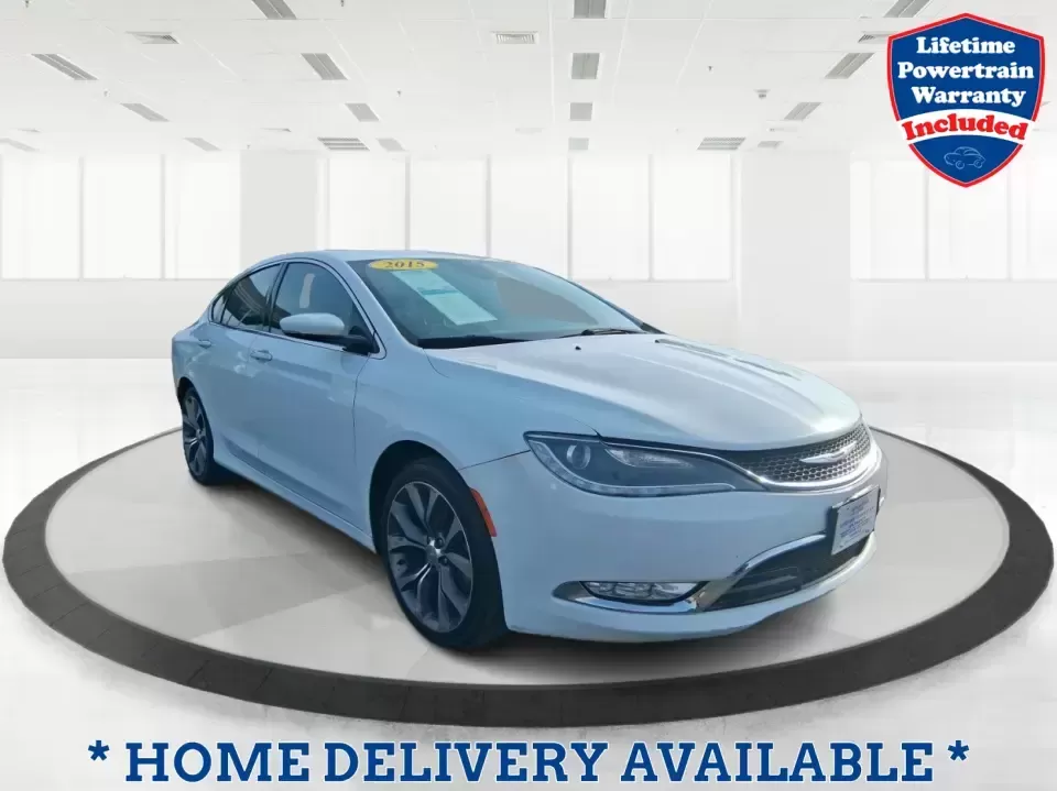 2015 Chrysler 200 C (1C3CCCCG6FN) with an 3.6L V6 DOHC 24V FFV engine, 9-Speed Automatic transmission, located at 8750 N County Rd 25A, Piqua, OH, 45356, (937) 908-9800, 40.164391, -84.232513 - Need a dependable sedan for the daily commute up I75, quick school drop-offs, or a comfortable weekend drive to downtown Piqua and the Great Miami River Trail? This 2015 Chrysler 200 C is the kind of practical-yet-upgraded ride that fits real life-quiet on longer trips, easy to park around local sho - Photo#0