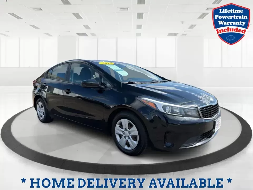 2018 Kia Forte LX (3KPFK4A79JE) with an 2L I-4 DOHC engine, 6M transmission, located at 4508 South Dixie Dr, Moraine, OH, 45439, (937) 908-9800, 39.689976, -84.218452 - Need a dependable commuter that's easy to park downtown, comfortable for I-75 and SR-725 traffic, and still stylish enough for dinner in the Dayton area? This 2018 Kia Forte LX in Aurora Black is a smart, budget-friendly sedan that fits real life in Moraine, OH-whether you're stacking miles for work - Photo#0