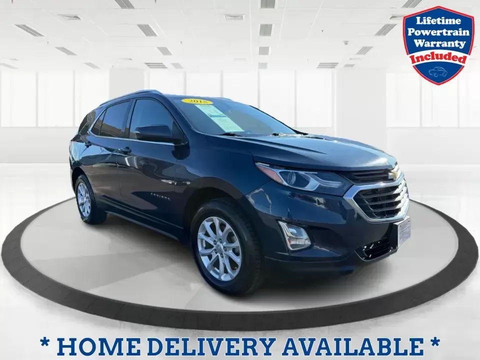 2018 Chevrolet Equinox LT (3GNAXSEV1JL) with an 1.5L I-4 gasoline direct injection engine, 6A transmission, located at 8750 N County Rd 25A, Piqua, OH, 45356, (937) 908-9800, 40.164391, -84.232513 - Picture your next Ohio road trip: a comfortable SUV loaded with gear, the kids settled in, and the confidence to keep going when the weather turns or the route heads off the main road. This 2018 Chevrolet Equinox LT in Storm Blue Metallic is built for real life in and around Piqua-whether you're com - Photo#0