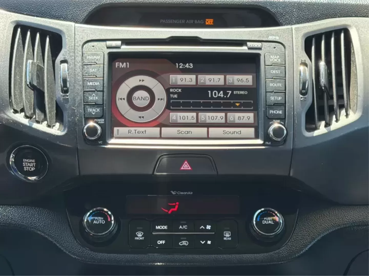 2012 Kia Sportage EX (KNDPC3A28C7) with an 2.4L I-4 DOHC engine, 6-Speed Automatic transmission, located at 880 E. National Road, Vandalia, OH, 45377, (937) 908-9800, 39.891918, -84.183594 - Picture your next week done right: an easy commute down I75, quick school drop-offs, a grocery run in the rain, and a spontaneous weekend trip to Taylorsville MetroPark-all in a compact SUV that feels comfortable, confident, and practical. This 2012 Kia Sportage EX in Twilight Blue is a smart fit fo - Photo#13