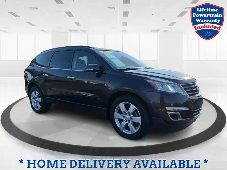 2017 Chevrolet Traverse 1LT (1GNKRGKD6HJ) with an 3.6L V-6 gasoline direct injection engine, 6A transmission, located at 8750 N County Rd 25A, Piqua, OH, 45356, (937) 908-9800, 40.164391, -84.232513 - Road trips to Indian Lake, busy school mornings, and comfortable daily commutes down I75 are exactly what this SUV was built for. If you need a three-row family hauler that still feels confident and composed on Ohio back roads, this **2017 Chevrolet Traverse 1LT** in **Tungsten Metallic** delivers t - Photo#0