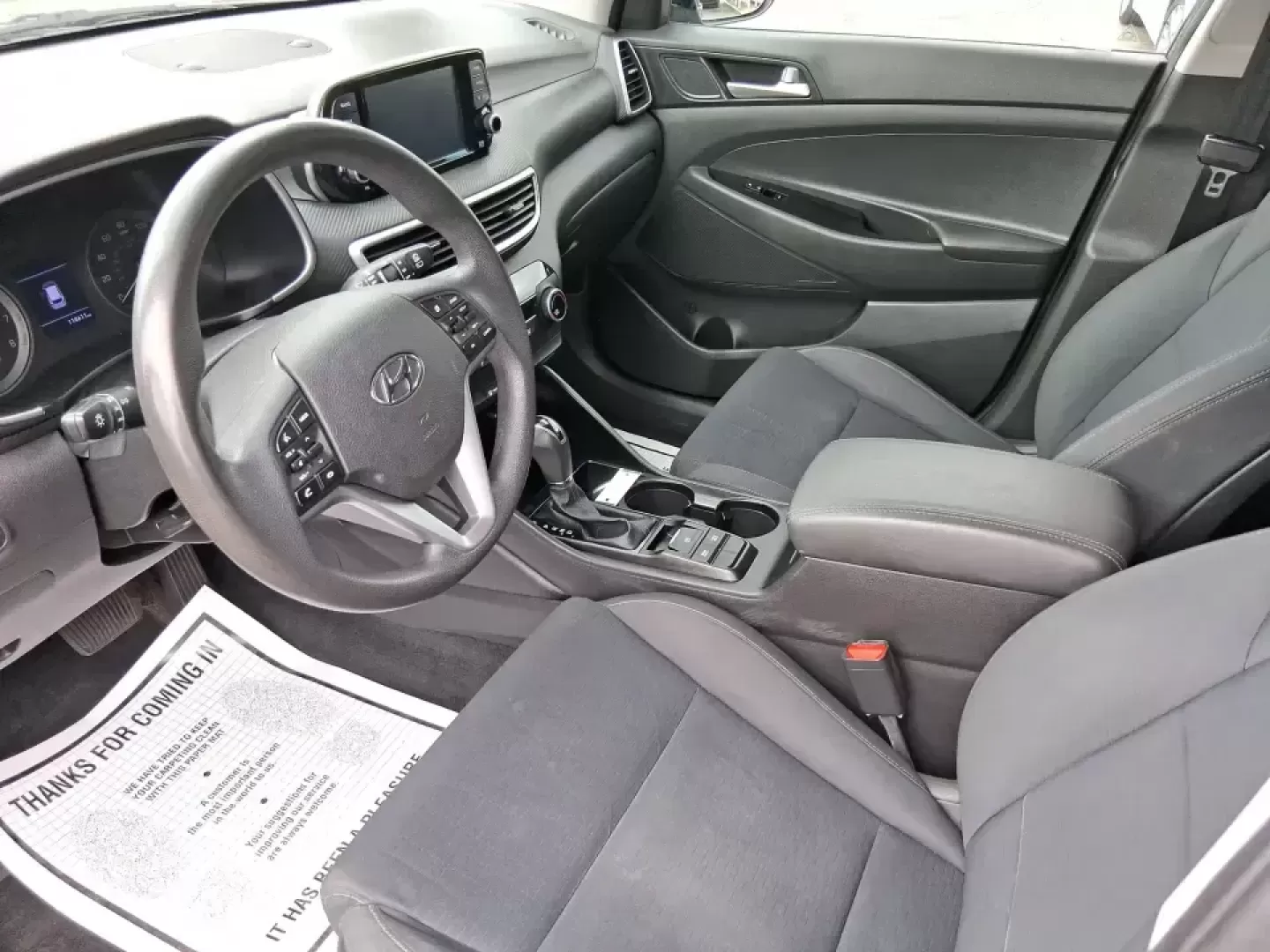 2019 Hyundai Tucson SE (KM8J23A41KU) with an Nu 2L I-4 gasoline direct injection engine, 6A transmission, located at 8750 N County Rd 25A, Piqua, OH, 45356, (937) 908-9800, 40.164391, -84.232513 - Need a practical SUV that can handle the daily school run, a long commute up I75, and weekend trips to the Miami Valley without draining your budget? This 2019 Hyundai Tucson SE in eye-catching Dusk Blue is built for real life in Piqua, Ohio-easy to park, comfortable for passengers, and ready for ev - Photo#9