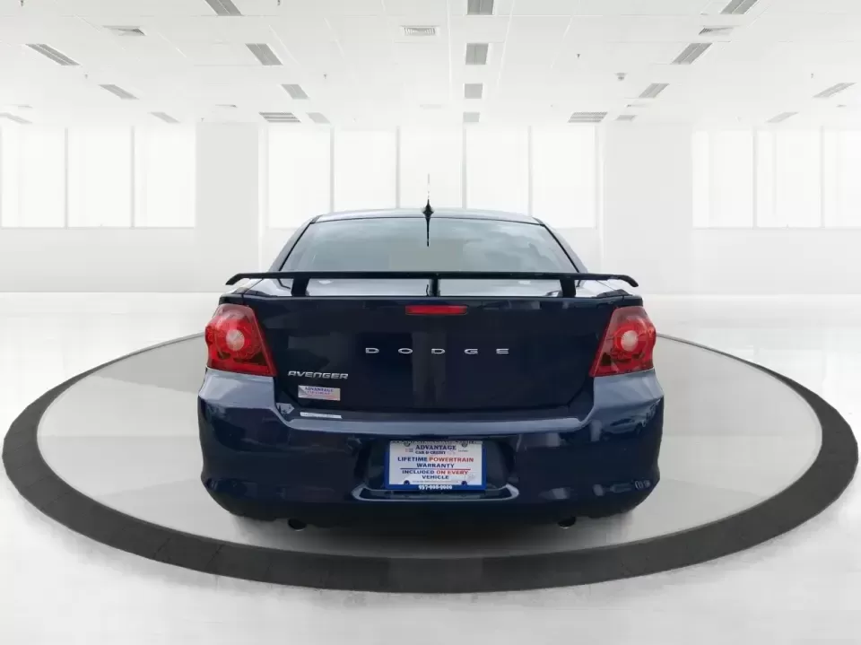 2014 Dodge Avenger SE (1C3CDZAG6EN) with an 3.6L V6 DOHC 24V FFV engine, 6-Speed Automatic transmission, located at 880 E. National Road, Vandalia, OH, 45377, (937) 908-9800, 39.891918, -84.183594 - Need a dependable commuter that still feels fun on I75, roomy enough for family errands, and confident for weekend drives to the National Museum of the U.S. Air Force? This 2014 Dodge Avenger SE in eye-catching True Blue Pearlcoat delivers the kind of real-world versatility Vandalia drivers want-com - Photo#3