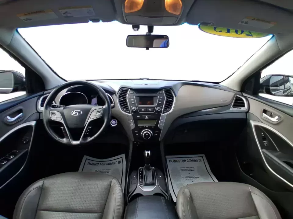 2015 Hyundai Santa Fe 2.4L (5XYZU3LB1FG) with an Theta II 2.4L I-4 gasoline direct injection engine, 6-Speed Automatic transmission, located at 1099 N County Rd 25A , Troy, OH, 45373, (937) 908-9800, 40.057079, -84.212883 - Pack up the kids for a weekend at Treasure Island Park, load the cooler for a day on the Great Miami River, or settle into a comfortable daily commute down I75-this 2015 Hyundai Santa Fe 2.4L is the kind of practical SUV that fits real life in Troy. With confident road manners, flexible cargo space, - Photo#20