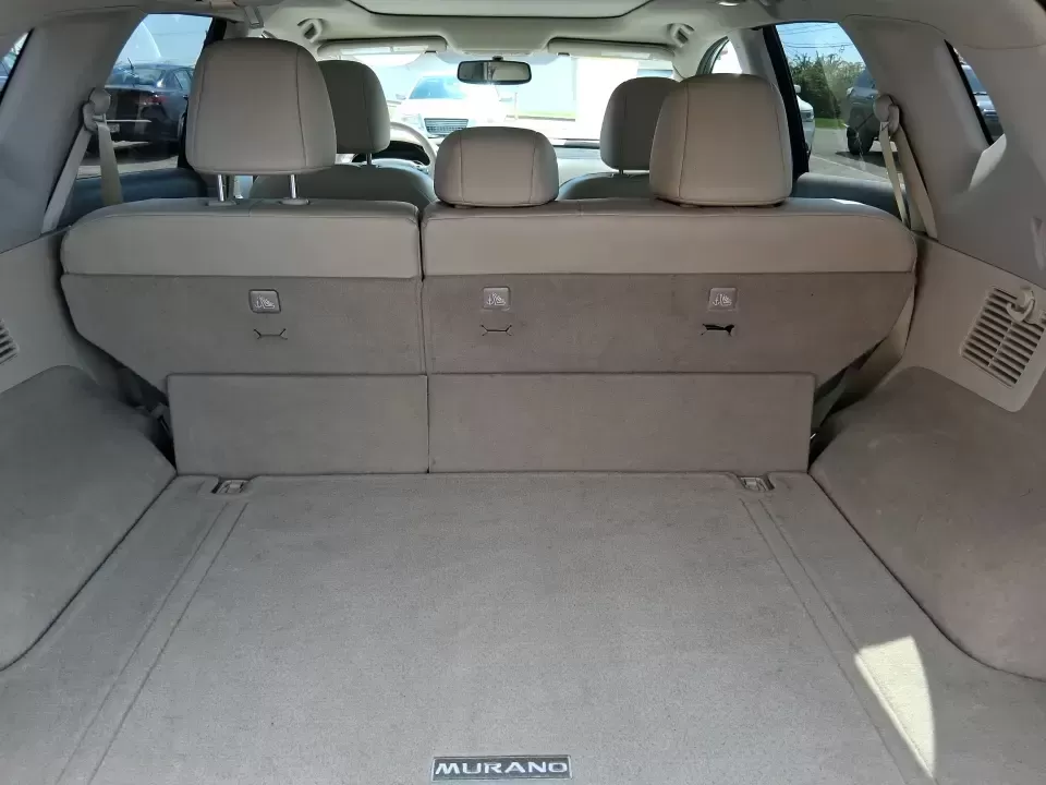 2015 Nissan Murano Platinum (5N1AZ2MH3FN) with an 3.5L V-6 DOHC engine, Continuously Variable Transmission transmission, located at 1951 S Dayton Lakeview Rd., New Carlisle, OH, 45344, (937) 908-9800, 39.890999, -84.050255 - Need one SUV that can handle the weekday commute, keep everyone comfortable on family errands, and still feel upscale for a weekend getaway to John Bryan State Park or a day trip through Dayton? This 2015 Nissan Murano Platinum AWD in Pearl White is built for exactly that kind of real-life driving-s - Photo#12