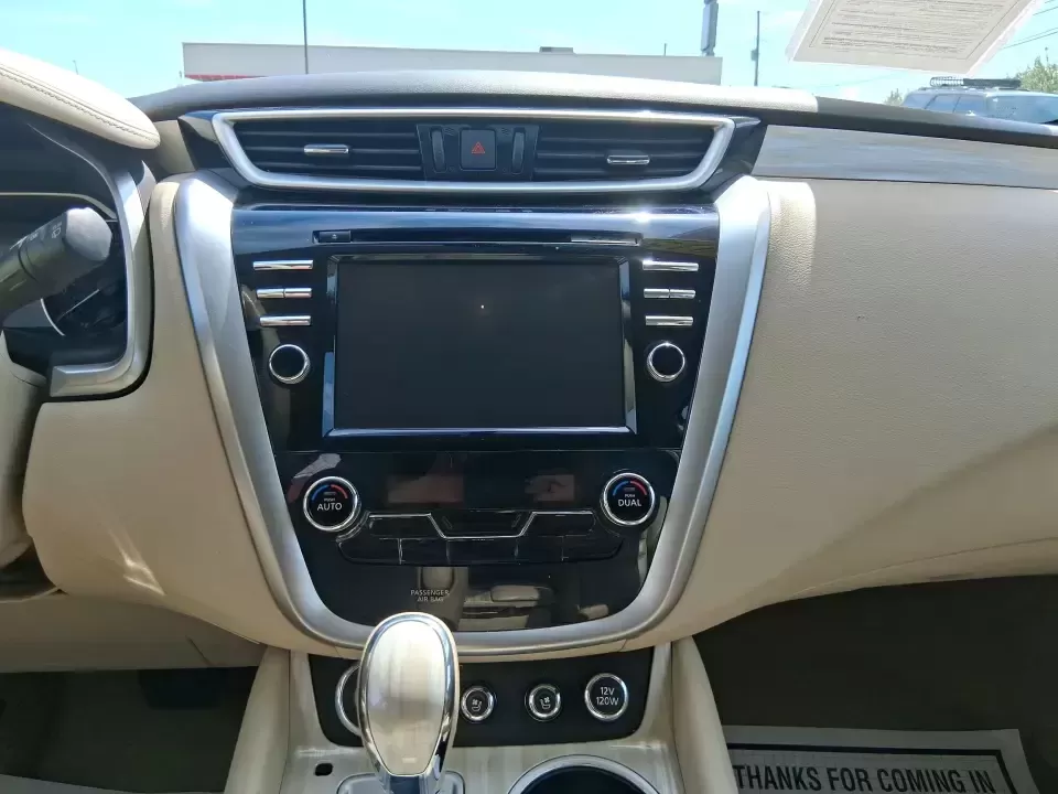 2015 Nissan Murano Platinum (5N1AZ2MH3FN) with an 3.5L V-6 DOHC engine, Continuously Variable Transmission transmission, located at 1951 S Dayton Lakeview Rd., New Carlisle, OH, 45344, (937) 908-9800, 39.890999, -84.050255 - Need one SUV that can handle the weekday commute, keep everyone comfortable on family errands, and still feel upscale for a weekend getaway to John Bryan State Park or a day trip through Dayton? This 2015 Nissan Murano Platinum AWD in Pearl White is built for exactly that kind of real-life driving-s - Photo#13