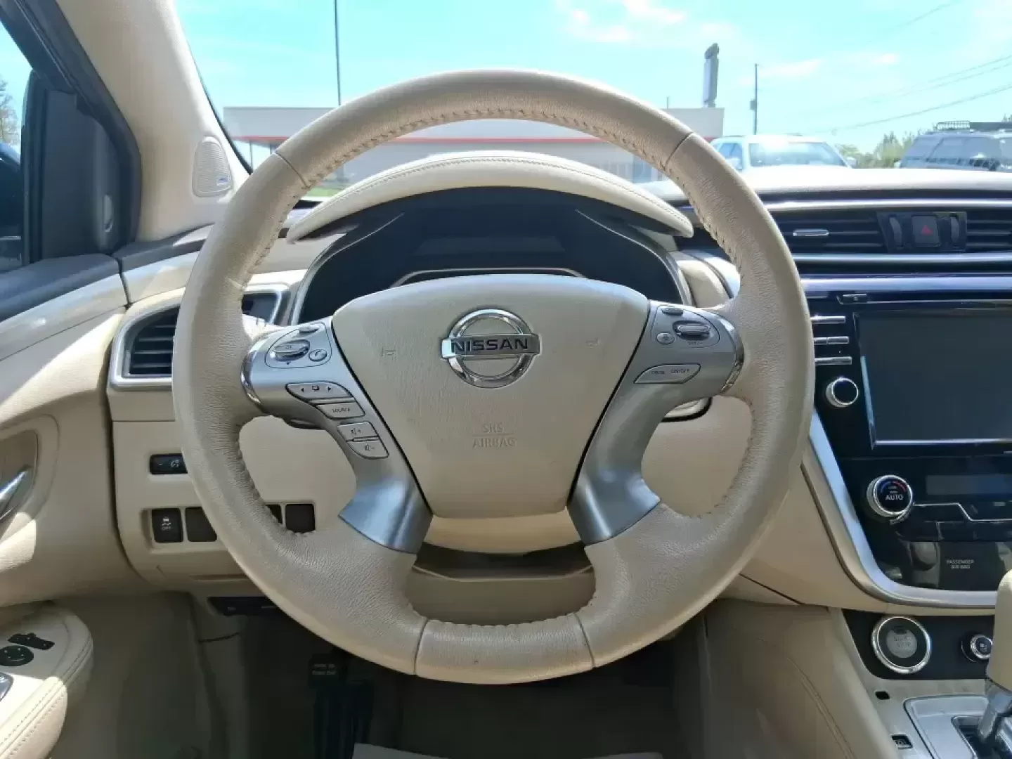 2015 Nissan Murano Platinum (5N1AZ2MH3FN) with an 3.5L V-6 DOHC engine, Continuously Variable Transmission transmission, located at 1951 S Dayton Lakeview Rd., New Carlisle, OH, 45344, (937) 908-9800, 39.890999, -84.050255 - Need one SUV that can handle the weekday commute, keep everyone comfortable on family errands, and still feel upscale for a weekend getaway to John Bryan State Park or a day trip through Dayton? This 2015 Nissan Murano Platinum AWD in Pearl White is built for exactly that kind of real-life driving-s - Photo#16