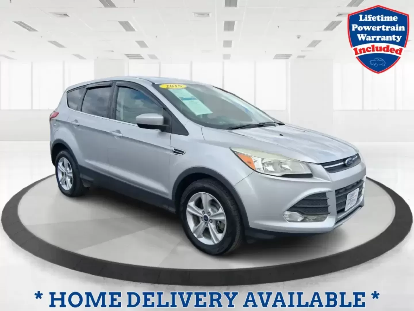 2015 Ford Escape SE (1FMCU9G91FU) with an 2.0L L4 DOHC 16V engine, 6-Speed Automatic transmission, located at 880 E. National Road, Vandalia, OH, 45377, (937) 908-9800, 39.891918, -84.183594 - Weekend getaways to Englewood MetroPark, snowy commutes down I75, and everyday school-and-grocery runs all feel easier when you've got an SUV that's sized right, confident in bad weather, and comfortable for the long haul. This **2015 Ford Escape SE 4WD** in **Ingot Silver** is a smart pick for driv - Photo#0