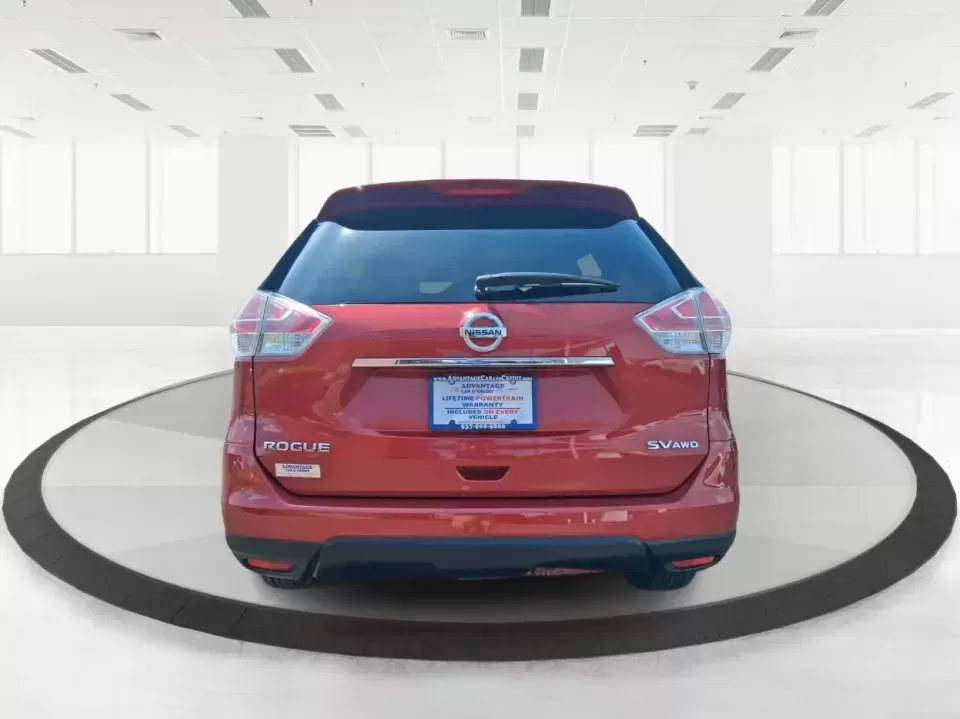 2015 Nissan Rogue SV (KNMAT2MV8FP) with an 2.5L I-4 DOHC engine, Continuously Variable Transmission transmission, located at 880 E. National Road, Vandalia, OH, 45377, (937) 908-9800, 39.891918, -84.183594 - Pack up the kids, load the cooler, and point the SUV toward your next weekend escape-this Cayenne Red 2015 Nissan Rogue SV is the kind of do-it-all crossover that fits real life in Vandalia, from school drop-offs and grocery runs to road trips up I75. With confident 4WD/AWD traction, a comfortable c - Photo#3
