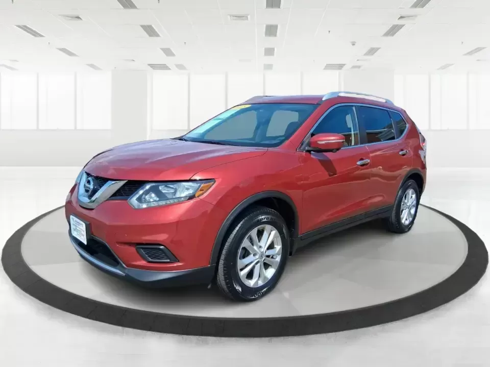 2015 Nissan Rogue SV (KNMAT2MV8FP) with an 2.5L I-4 DOHC engine, Continuously Variable Transmission transmission, located at 880 E. National Road, Vandalia, OH, 45377, (937) 908-9800, 39.891918, -84.183594 - Pack up the kids, load the cooler, and point the SUV toward your next weekend escape-this Cayenne Red 2015 Nissan Rogue SV is the kind of do-it-all crossover that fits real life in Vandalia, from school drop-offs and grocery runs to road trips up I75. With confident 4WD/AWD traction, a comfortable c - Photo#8