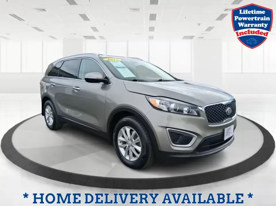 2017 Kia Sorento 2.4L LX (5XYPG4A30HG) with an 2.4L I-4 gasoline direct injection engine, 6A transmission, located at 401 Woodman Dr, Riverside, OH, 45431, (937) 908-9800, 39.760899, -84.123421 - Picture your next weekend: the family packed up for a day at Carillon Historical Park, groceries loaded after a quick stop near The Greene, and plenty of room left for sports gear or a stroller-without feeling like you're driving something bulky. This 2017 Kia Sorento LX is built for real life in th - Photo#0