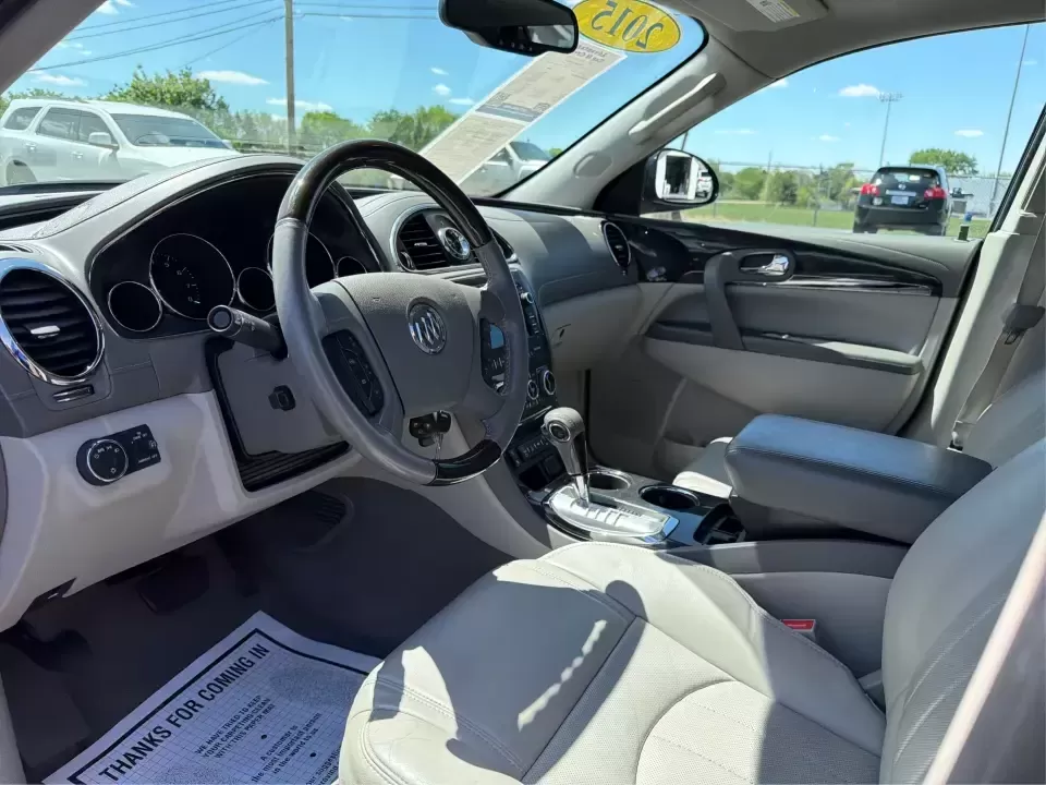 2015 Buick Enclave Premium (5GAKVCKD4FJ) with an 3.6L V-6 gasoline direct injection engine, 6-Speed Automatic Overdrive transmission, located at 1184 Kauffman Ave, Fairborn, OH, 45324, (937) 908-9800, 39.807072, -84.030914 - Pack the kids, cue up the playlist, and head out for a weekend at John Bryan State Park or a day trip to the National Museum of the U.S. Air Force-this 2015 Buick Enclave Premium is the kind of comfortable, confidence-inspiring SUV that makes family life, carpools, and long highway drives feel easy. - Photo#9