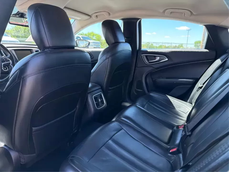 2016 Chrysler 200 Limited Platinum (1C3CCCABXGN) with an 2.4L L4 DOHC 16V engine, 9A transmission, located at 1184 Kauffman Ave, Fairborn, OH, 45324, (937) 908-9800, 39.807072, -84.030914 - Picture your next weekday commute down I675 or a smooth evening drive past Wright State University-quiet cabin, premium touches, and the kind of comfort that makes errands, school drop-offs, and date nights feel effortless. This 2016 Chrysler 200 Limited Platinum in Billet Silver Metallic Clearcoat - Photo#10