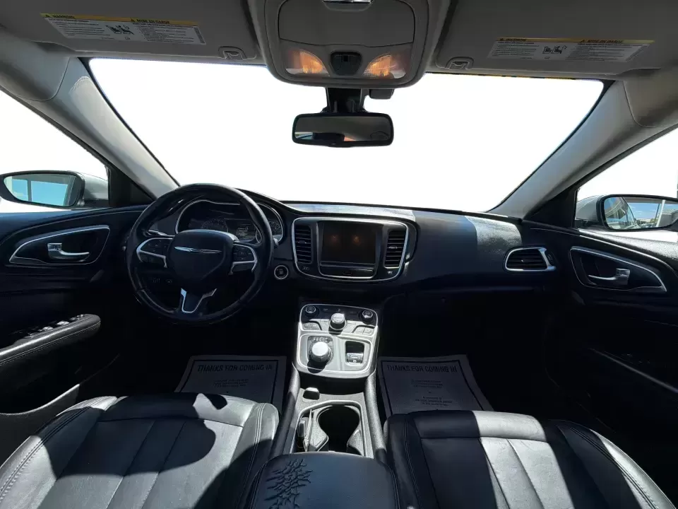 2016 Chrysler 200 Limited Platinum (1C3CCCABXGN) with an 2.4L L4 DOHC 16V engine, 9A transmission, located at 1184 Kauffman Ave, Fairborn, OH, 45324, (937) 908-9800, 39.807072, -84.030914 - Picture your next weekday commute down I675 or a smooth evening drive past Wright State University-quiet cabin, premium touches, and the kind of comfort that makes errands, school drop-offs, and date nights feel effortless. This 2016 Chrysler 200 Limited Platinum in Billet Silver Metallic Clearcoat - Photo#21