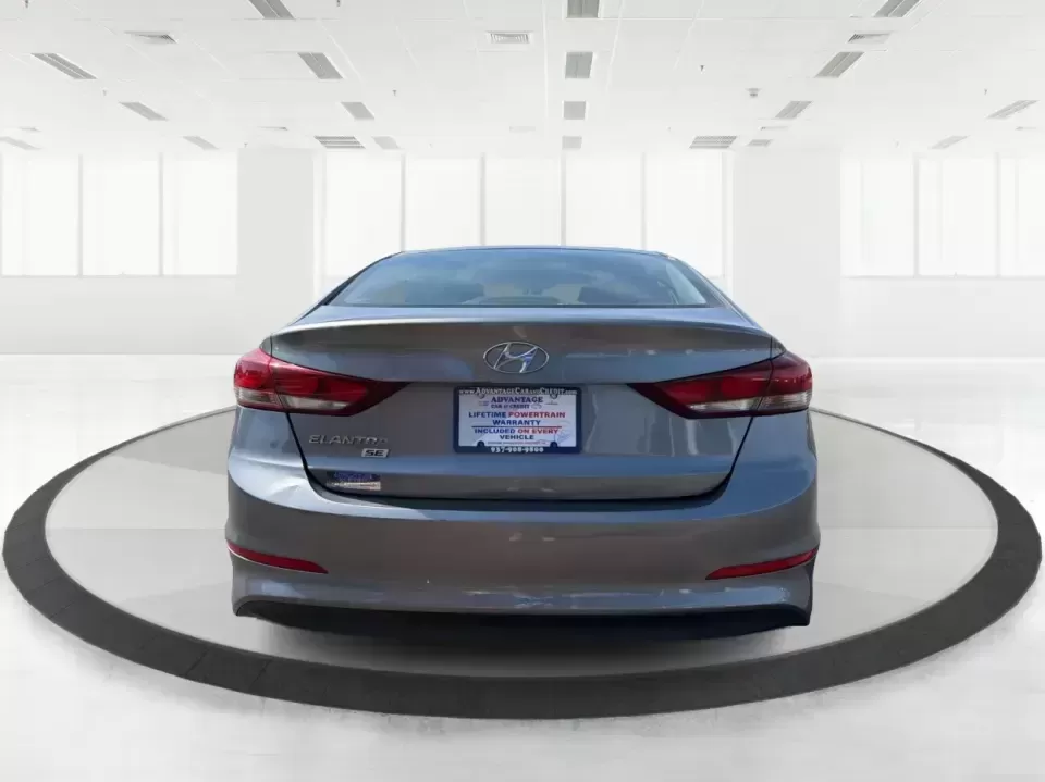 2018 Hyundai Elantra SE (KMHD74LF2JU) with an Nu 2L I-4 DOHC engine, 6A transmission, located at 4508 South Dixie Dr, Moraine, OH, 45439, (937) 908-9800, 39.689976, -84.218452 - Need a dependable commuter that's easy to park downtown, comfortable for I-75 and SR-725 drives, and efficient enough for everyday errands from Moraine to Dayton? This 2018 Hyundai Elantra SE in Galactic Gray Metallic is a smart, budget-friendly sedan built for real life-work runs, school drop-offs, - Photo#3