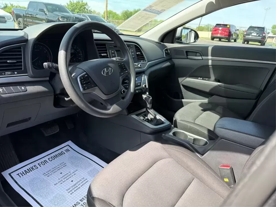 2018 Hyundai Elantra SE (KMHD74LF2JU) with an Nu 2L I-4 DOHC engine, 6A transmission, located at 4508 South Dixie Dr, Moraine, OH, 45439, (937) 908-9800, 39.689976, -84.218452 - Need a dependable commuter that's easy to park downtown, comfortable for I-75 and SR-725 drives, and efficient enough for everyday errands from Moraine to Dayton? This 2018 Hyundai Elantra SE in Galactic Gray Metallic is a smart, budget-friendly sedan built for real life-work runs, school drop-offs, - Photo#9