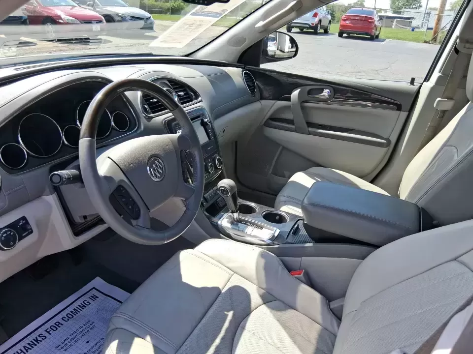 2016 Buick Enclave Leather (5GAKVBKD1GJ) with an 3.6L V-6 gasoline direct injection engine, 6-Speed Automatic Overdrive transmission, located at 1184 Kauffman Ave, Fairborn, OH, 45324, (937) 908-9800, 39.807072, -84.030914 - Weekend road trips to Yellow Springs, daily school runs across Fairborn, or a comfortable commute down I675 toward Dayton-this 2016 Buick Enclave Leather is built for real life when you need space, confidence, and premium comfort without the premium price. Finished in Ebony Twilight Metallic, this f - Photo#9