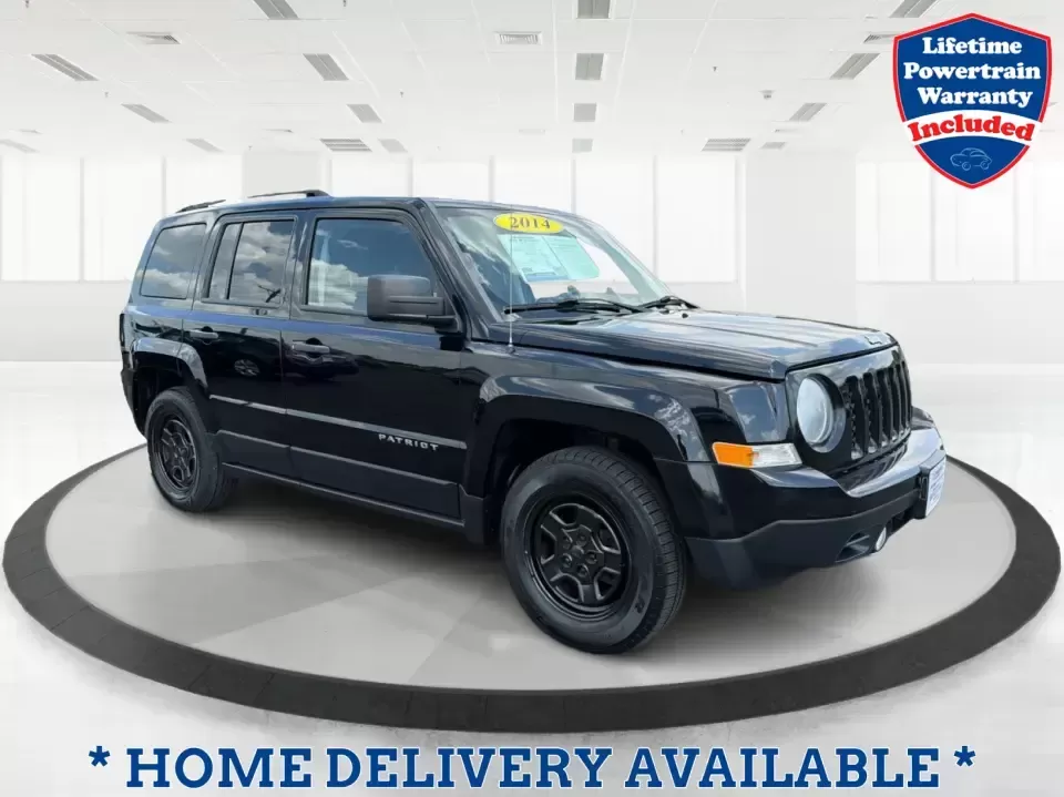 2014 Jeep Patriot Sport (1C4NJPBB0ED) with an 2.4L L4 DOHC 16V engine, located at 880 E. National Road, Vandalia, OH, 45377, (937) 908-9800, 39.891918, -84.183594 - Weekend getaways to the MetroParks, daily commutes down I75, or school-dropoff runs around Vandalia-this 2014 Jeep Patriot Sport is built for the kind of real-life driving that mixes practicality with a little adventure. Finished in Black Clearcoat with a versatile SUV body style, it's an easy fit f - Photo#0