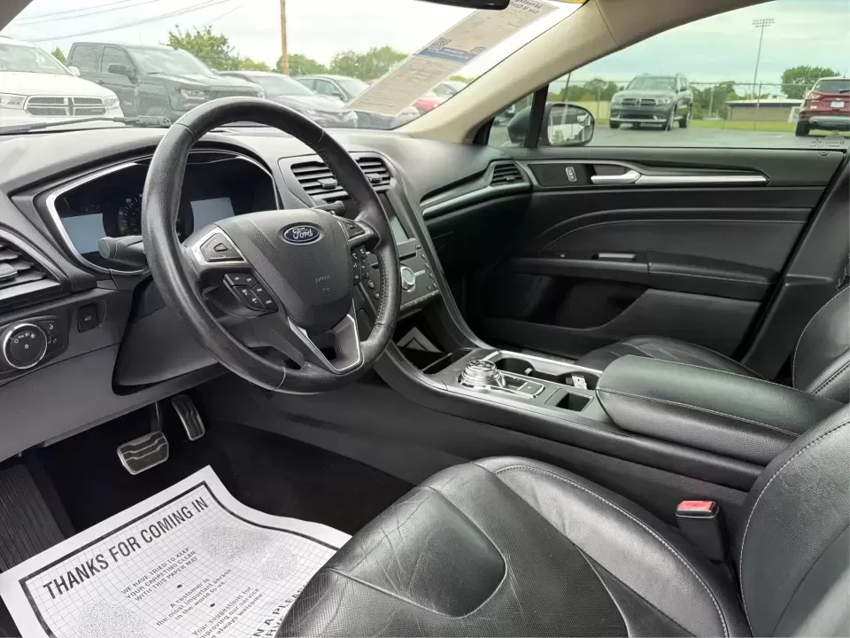 2018 Ford Fusion Titanium AWD (3FA6P0D9XJR) with an 2.0L L4 DOHC 16V engine, 6-Speed Automatic transmission, located at 1951 S Dayton Lakeview Rd., New Carlisle, OH, 45344, (937) 908-9800, 39.890999, -84.050255 - Picture a comfortable, capable sedan that makes daily commutes down I70 feel easy, keeps weekend plans on track, and still looks sharp pulling into dinner in nearby Huber Heights or downtown Dayton. This **2018 Ford Fusion Titanium AWD** is built for real-life driving in Ohio-whether you're navigati - Photo#9