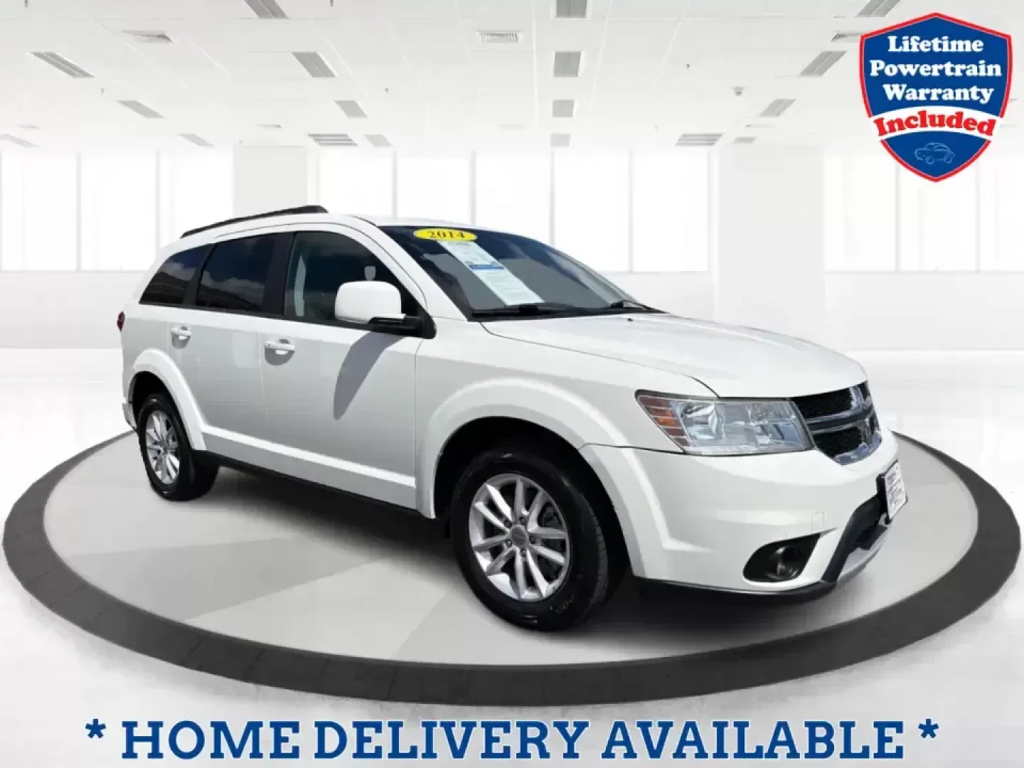 2014 Dodge Journey SXT (3C4PDDBG1ET) with an 3.6L V-6 DOHC engine, 6-Speed Automatic transmission, located at 880 E. National Road, Vandalia, OH, 45377, (937) 908-9800, 39.891918, -84.183594 - Pack up the kids, queue up a playlist, and head out for a weekend getaway-this 2014 Dodge Journey SXT is built for real-life schedules and real-life adventures. Whether you're shuttling to practice, commuting up I-75, or planning a road trip from Vandalia to the National Museum of the U.S. Air Force - Photo#0