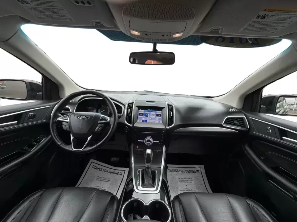 2018 Ford Edge Titanium (2FMPK4K82JB) with an 3.5L V6 DOHC 24V engine, 6A transmission, located at 1951 S Dayton Lakeview Rd., New Carlisle, OH, 45344, (937) 908-9800, 39.890999, -84.050255 - Need one SUV that can handle Ohio weather, keep the family comfortable, and still feel upscale for your daily commute? This 2018 Ford Edge Titanium in Shadow Black is built for real life-school runs, I-75 commuting, and weekend getaways to places like Charleston Falls Preserve-while giving you the p - Photo#22