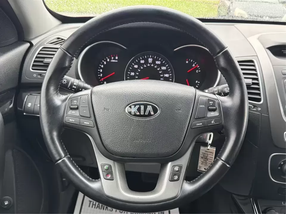 2015 Kia Sorento LX (5XYKTCA61FG) with an 2.4L I-4 gasoline direct injection engine, 6-Speed Automatic transmission, located at 880 E. National Road, Vandalia, OH, 45377, (937) 908-9800, 39.891918, -84.183594 - Need one SUV that can handle school drop-offs, grocery runs, and a weekend escape out toward the metro parks without feeling like a compromise? This 2015 Kia Sorento LX in Titanium Silver is a smart, practical choice for drivers in Vandalia, OH who want everyday comfort, confident traction, and fami - Photo#16