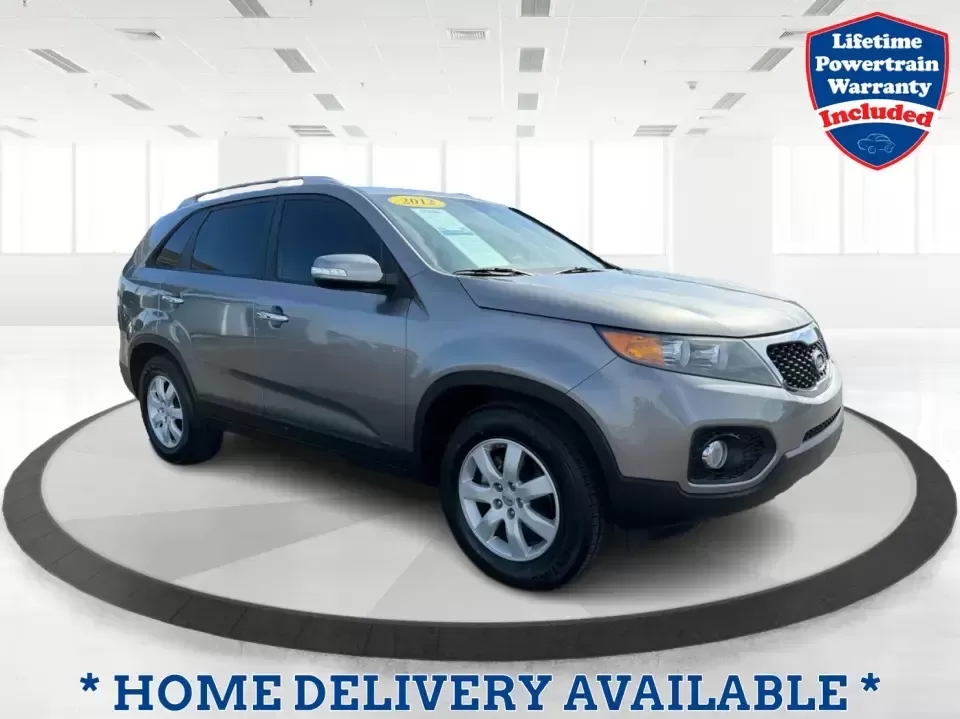 2012 Kia Sorento LX (5XYKT3A64CG) with an 2.4L I-4 gasoline direct injection engine, 6-Speed Automatic transmission, located at 401 Woodman Dr, Riverside, OH, 45431, (937) 908-9800, 39.760899, -84.123421 - Picture your next week going smoother: school drop-offs, the daily commute, grocery runs, and a last-minute weekend road trip-all in one comfortable SUV that fits real life without feeling like a compromise. This 2012 Kia Sorento LX in Satin Metal is the kind of practical, do-it-all sport utility th - Photo#0